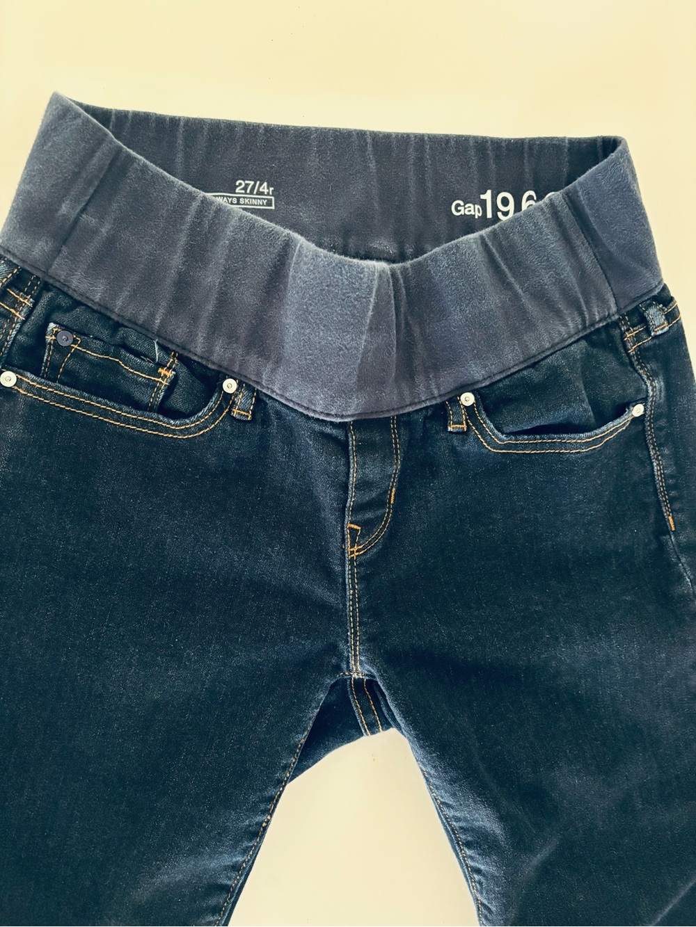 GAP Navy Maternity Jeggings with Stretch Panel